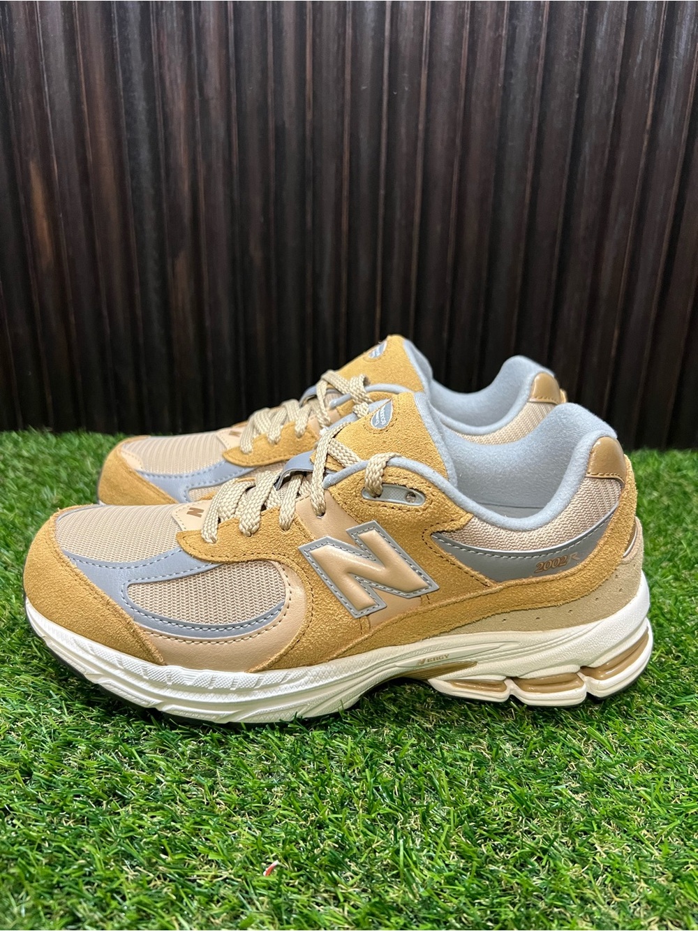 size 6.5 - New Balance 2002R Shoes Womens  Beige Grey Sneakers GC2002CE